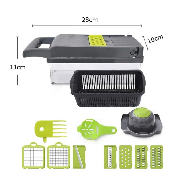 Multifunctional Vegetable Chopper Handle Food Grate Food Chopper Vegetable Slicer Dicer Cut Kitchen Items Cocina